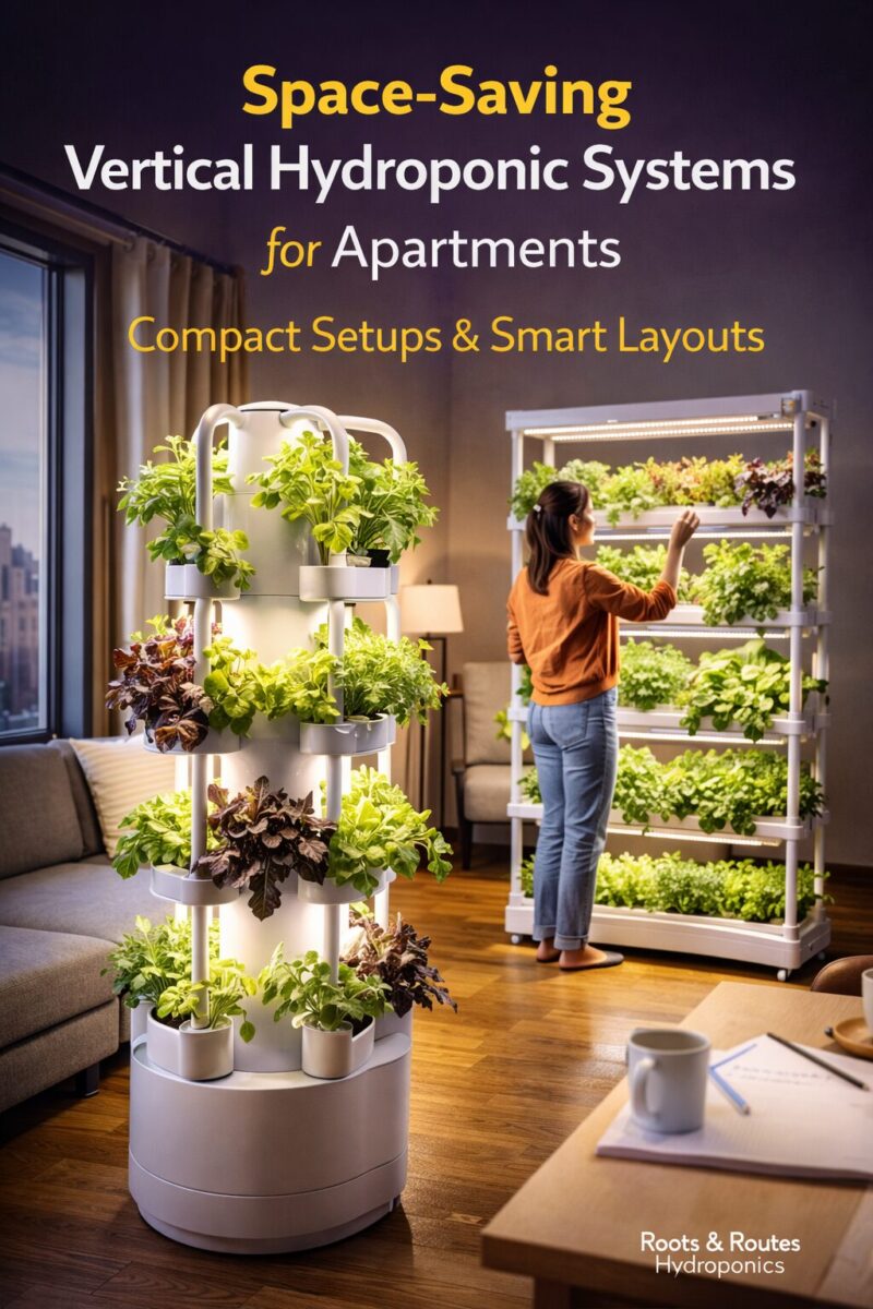 Space-Saving Vertical Hydroponic Systems for Apartments: Compact Setups & Smart Layouts