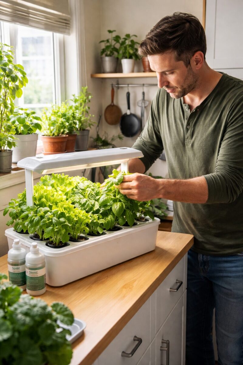 Growing Hydroponically in Small Spaces: What Actually Matters (and What Doesn’t)