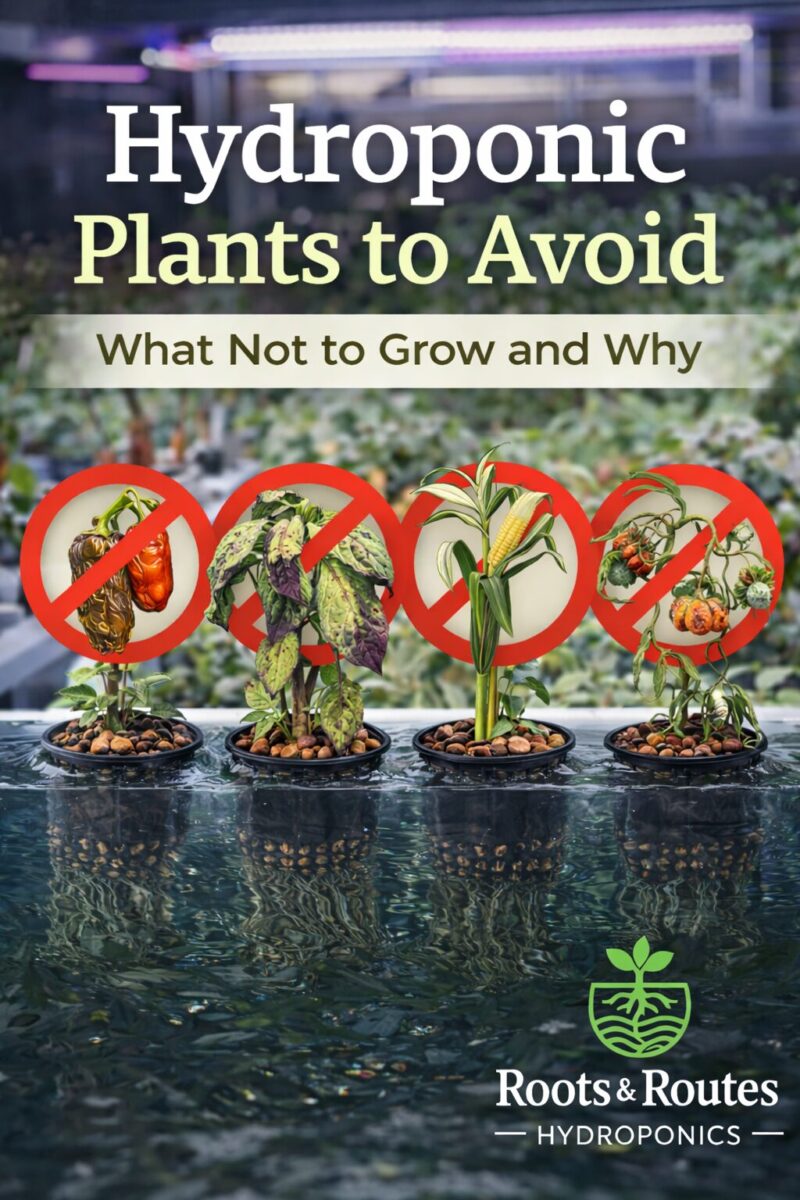 Hydroponic Plants to Avoid: What Not to Grow and Why