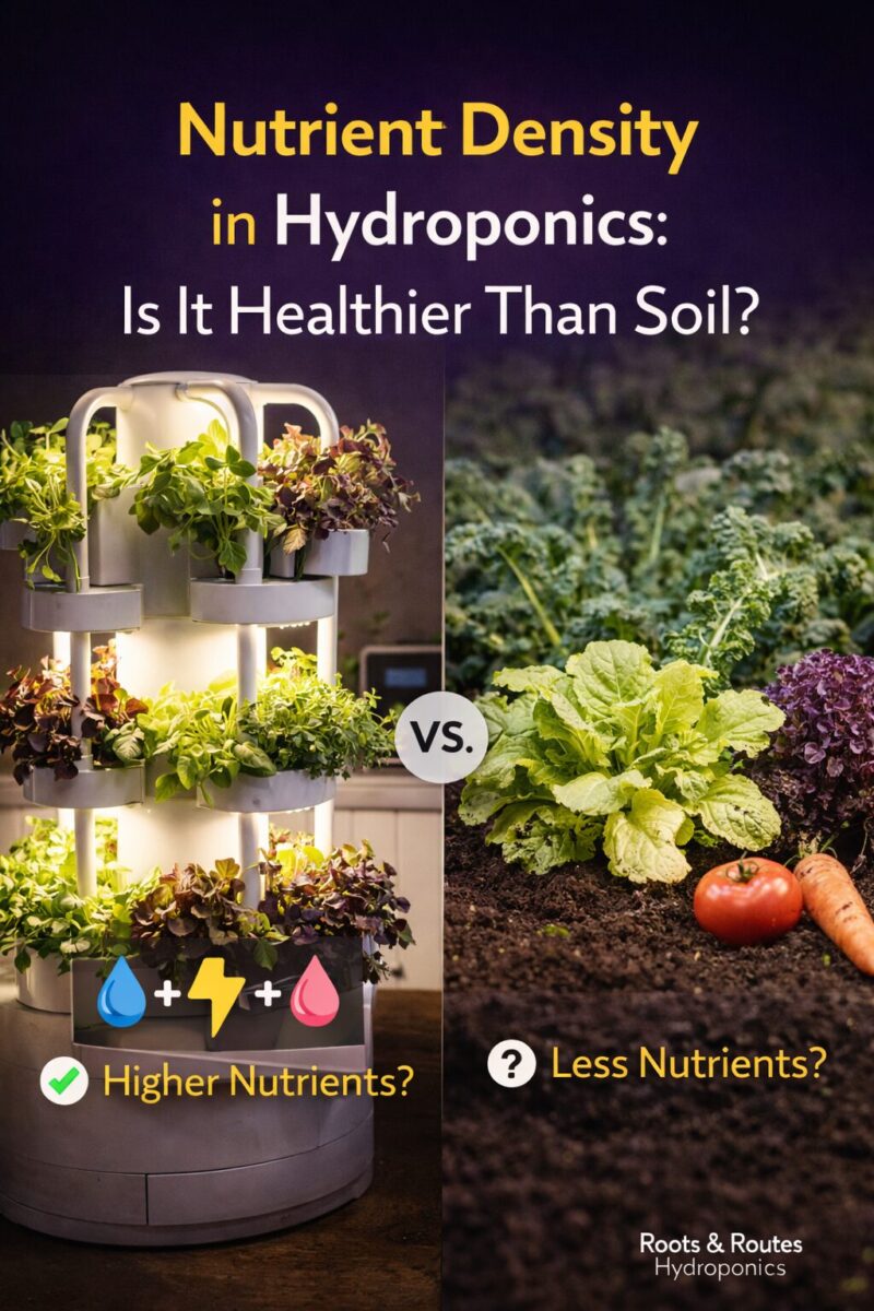 Nutrient Density in Hydroponics: Is It Healthier Than Soil?