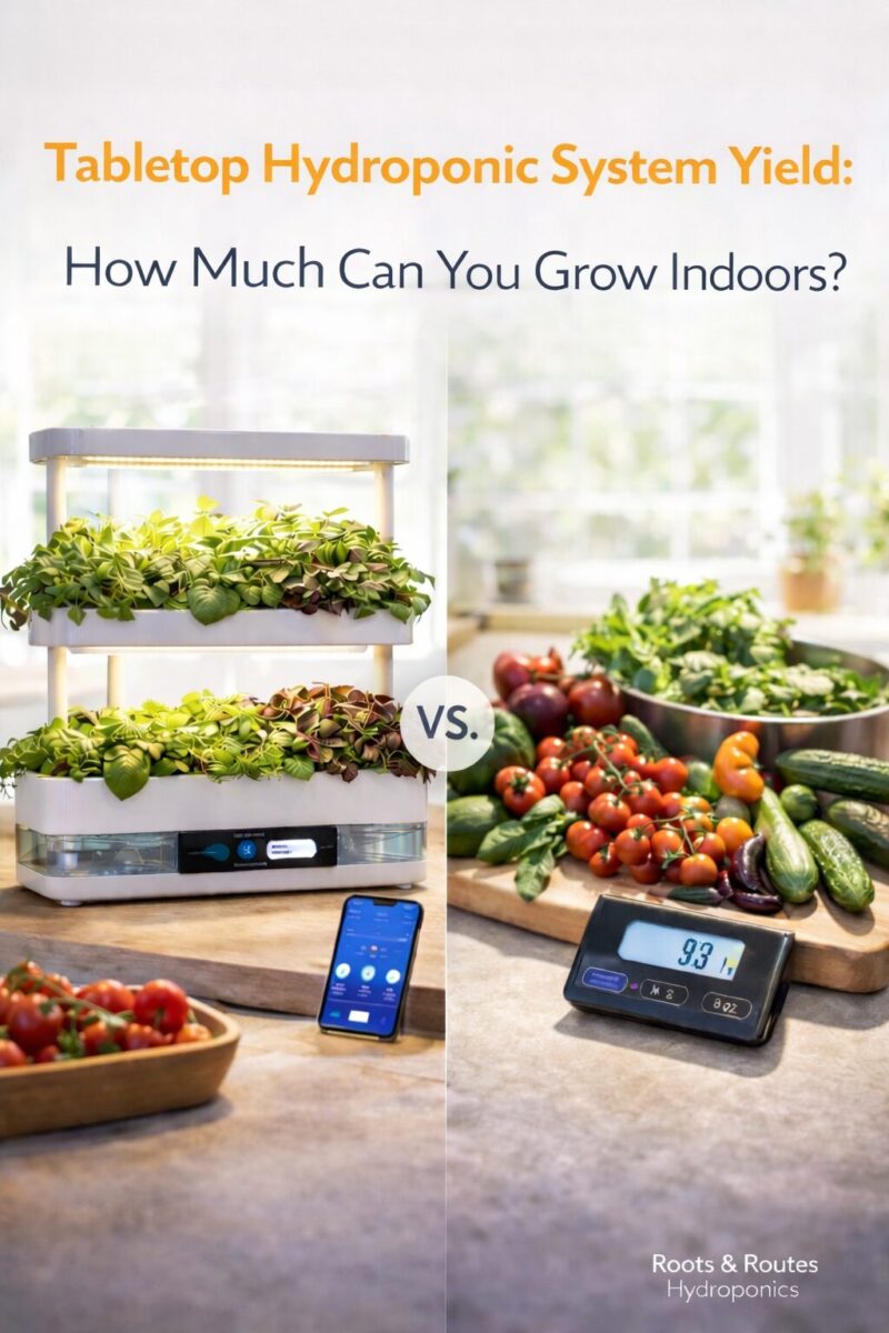 Tabletop Hydroponic System Yield: How Much Can You Grow Indoors?