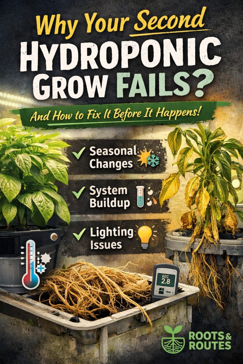 Why Your Second Hydroponic Grow Fails (And How to Fix It Before It Happens)