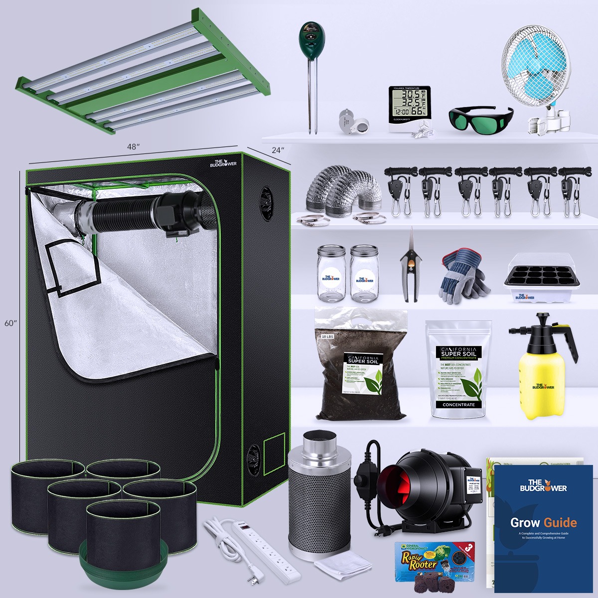 The Bud Grower 600W Medium Kit