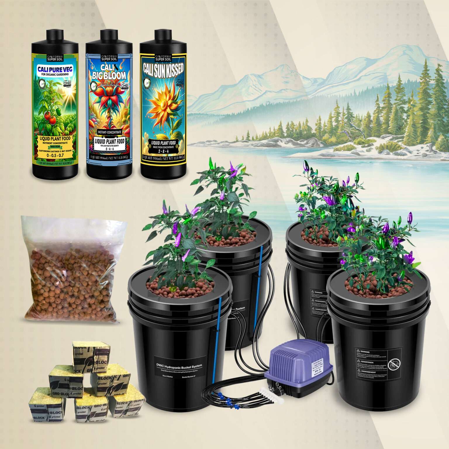 DWC Hydroponic Grow Kit